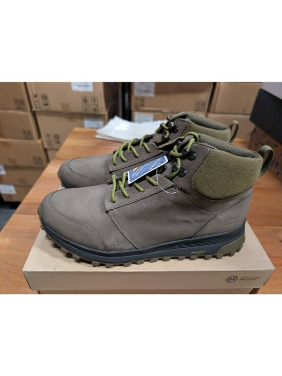 Clarks ATL Trek Up Waterproof Stone Nubuck Outdoor Boots Mens Size 11